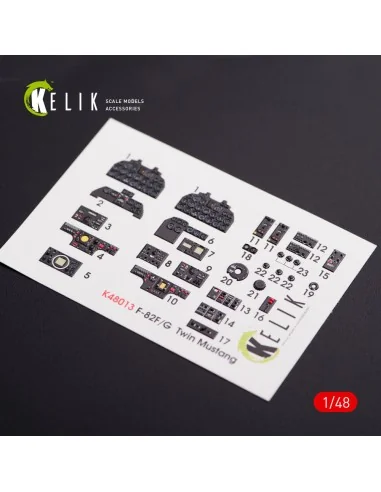 [NO_DESC] F-82 (F, G) Twin Mustang interior 3D decals for Modelsvit...