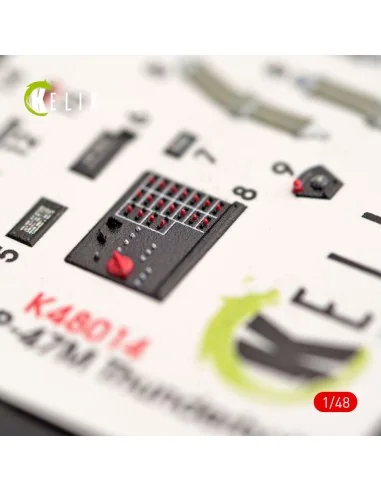 P-47M Thunderbolt interior 3D decals for Tamiya kit, 1/48 - Kelik K...