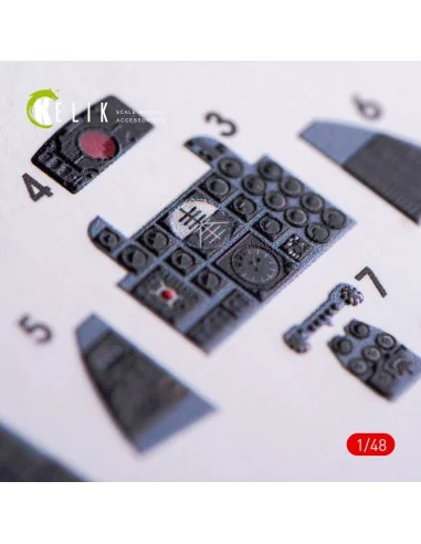 F-4 (B, N) Phantom II interior 3D decals for Academy kit, 1/48 - Ke...