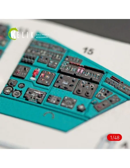 MI-24V interior 3D decals for Zvezda kit, 1/48 - Kelik K48023