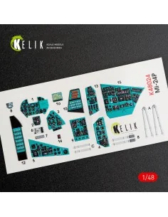 MI-24P interior 3D decals for Zvezda kit, 1/48 - Kelik K48024