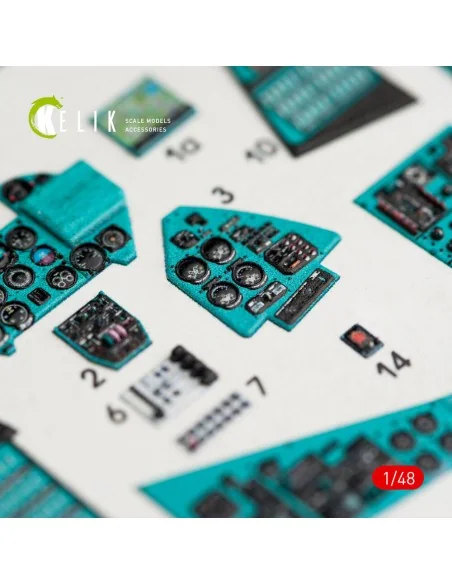 MI-24P interior 3D decals for Zvezda kit, 1/48 - Kelik K48024