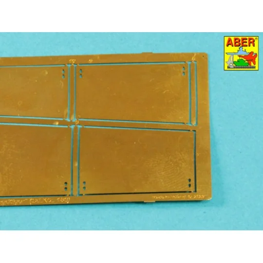 Jagdtiger –Side Skirts -(Tamiya), 1/48 - Aber Models 48054