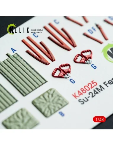 SU-24 interior 3D decals for Trumpeter kit, 1/48 - Kelik K48025