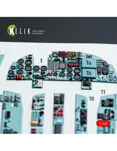 SU-24 interior 3D decals for Trumpeter kit, 1/48 - Kelik K48025