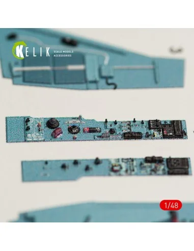 SU-25UB interior 3D decals for Smer/KP kit, 1/48 - Kelik K48026