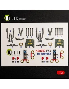 F-4B interior 3D decals for Tamiya kit, 1/48 - Kelik K48027 2