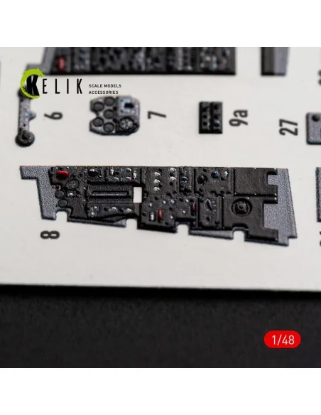 F-4B interior 3D decals for Tamiya kit, 1/48 - Kelik K48027