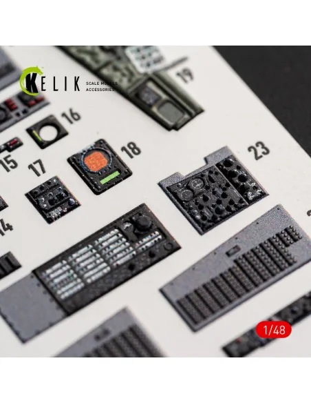 F-4B interior 3D decals for Tamiya kit, 1/48 - Kelik K48027