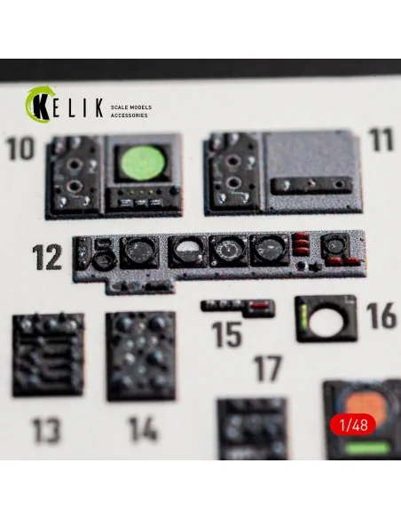 F-4B interior 3D decals for Tamiya kit, 1/48 - Kelik K48027