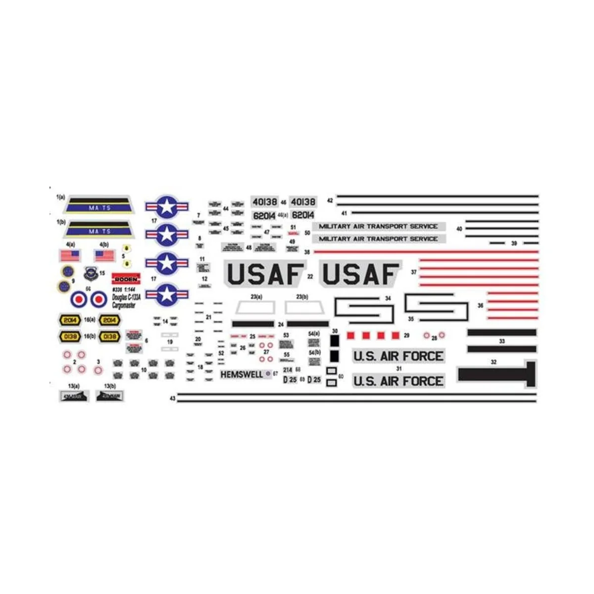 Douglas C-133 w/PGM 17 Thor IRBM, 1/144 - Roden 336 Douglas C-133 w/PGM 17 Thor IRBM, 1/144 - Roden 336