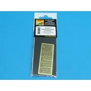 German clamps and clasps (1 choice), 1/48 - Aber Models 48 A02 German clamps and clasps (1 choice), 1/48 - Aber Models 48 A02