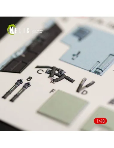F/A-18E Super Hornet interior 3D decals for MENG kit, 1/48 - Kelik ...