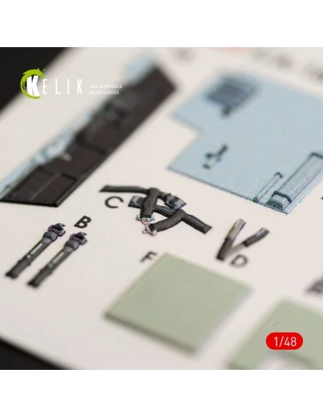 F/A-18E Super Hornet interior 3D decals for MENG kit, 1/48 - Kelik ...