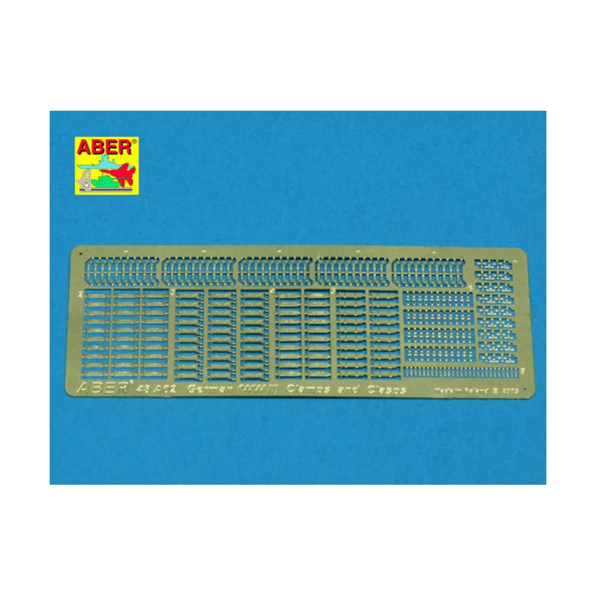 German clamps and clasps (1 choice), 1/48 - Aber Models 48 A02 German clamps and clasps (1 choice), 1/48 - Aber Models 48 A02