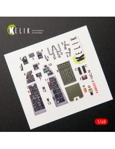 F-16C\N Fighting Falcon interior 3D decals for Tamiya kit, 1/48 - K... 2