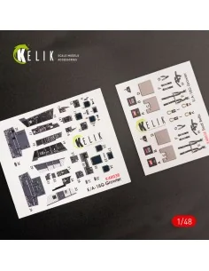 EA-18G Growler interior 3D decals for MENG kit, 1/48 - Kelik K48036