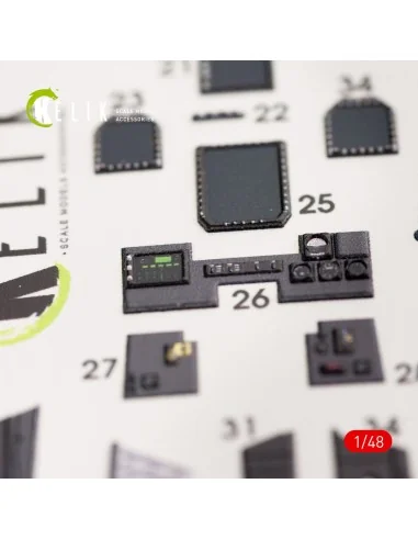 EA-18G Growler interior 3D decals for MENG kit, 1/48 - Kelik K48036