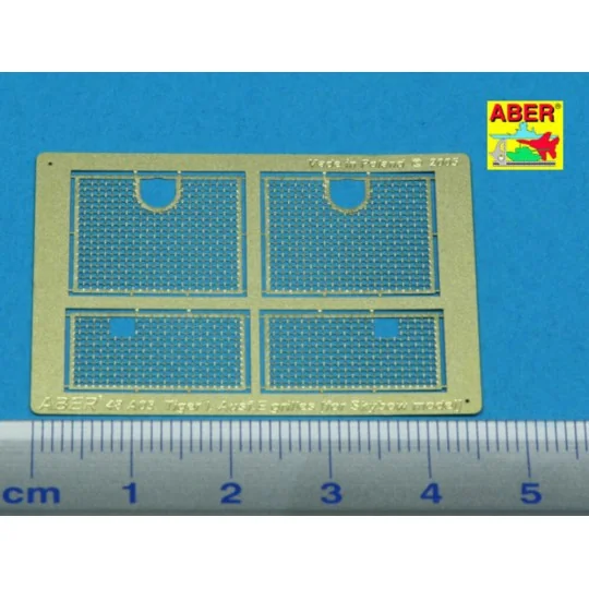 Tiger I Grilles, 1/48 - Aber Models 48 A03 Tiger I Grilles, 1/48 - Aber Models 48 A03