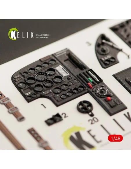 Bristol Beaufort Mk.1 type 1 interior 3D decals for ICM kit, 1/48 -...