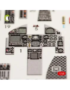 F-15C MSIP II Eagle interior 3D decals for GWH kit, 1/48 - Kelik K4... 2