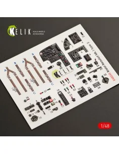 Bristol Beaufort Mk.1 type 2 interior 3D decals for ICM kit, 1/48 -...
