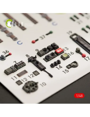 Bristol Beaufort Mk.1 type 2 interior 3D decals for ICM kit, 1/48 -...