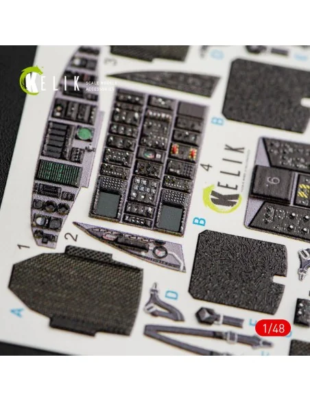 MH-60K Black Hawk interior 3D decals for Italeri kit 2666, 1/48 - K...