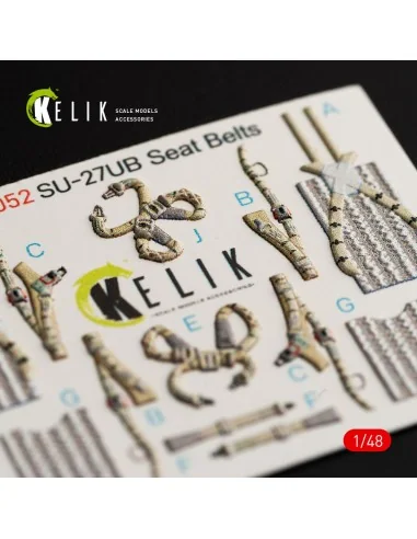 SU-27UB Flanker interior 3D decals for GWH kit, 1/48 - Kelik K48052