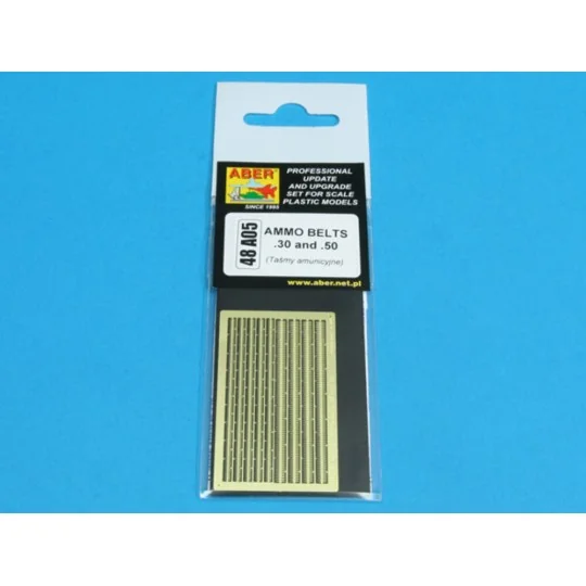 Ammo belts .30 and .50, 1/48 - Aber Models 48 A05