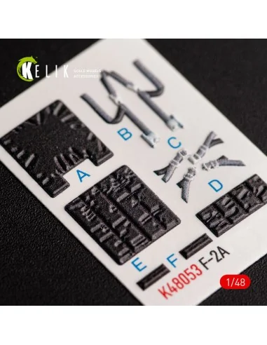 JASDF F-2A interior 3D decals for Hasegawa kit, 1/48 - Kelik K48053