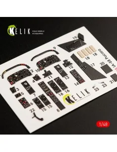 IA-58 Pucara interior 3D decals for Kinetic kit, 1/48 - Kelik K48055 2