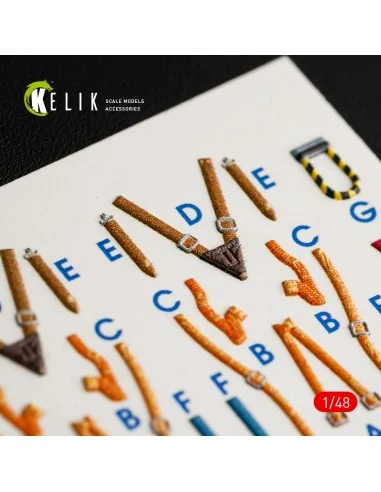 IA-58 Pucara interior 3D decals for Kinetic kit, 1/48 - Kelik K48055