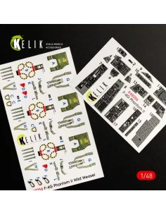 F-4G interior 3D decals for Meng kit, 1/48 - Kelik K48056
