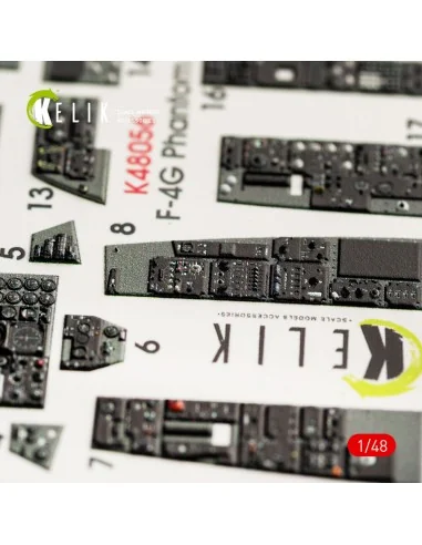 F-4G interior 3D decals for Meng kit, 1/48 - Kelik K48056
