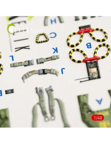 F-4G interior 3D decals for Meng kit, 1/48 - Kelik K48056