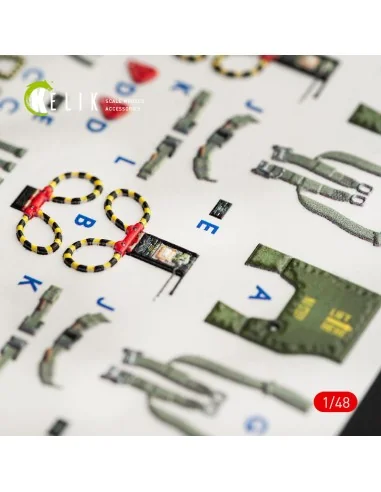 F-4G interior 3D decals for Meng kit, 1/48 - Kelik K48056