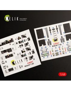 T-50 ROKAF interior 3D decals for Academy kit, 1/48 - Kelik K48057