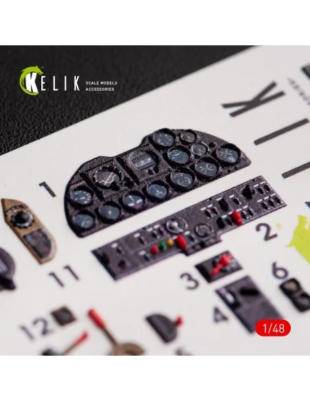 [NO_DESC] P-51H Mustang interior 3D decals for Modelsvit kit, 1/48 ...