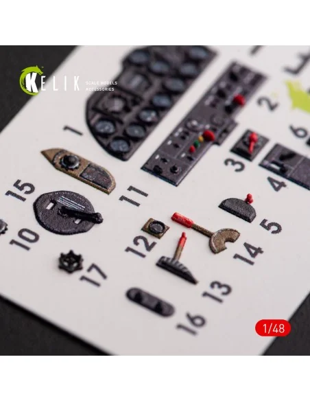 [NO_DESC] P-51H Mustang interior 3D decals for Modelsvit kit, 1/48 ...