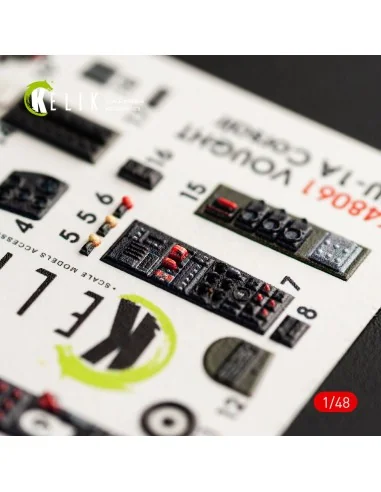 [NO_DESC] F4U-1A Corsair interior 3D decals for Tamiya kit, 1/48 - ...