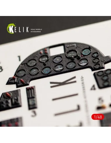F4U-1A Corsair interior 3D decals for Tamiya kit, 1/48 - Kelik K48061
