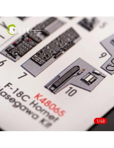 [NO_DESC] F-18C Hornet interior 3D decals for Hasegawa kit, 1/48 - ...