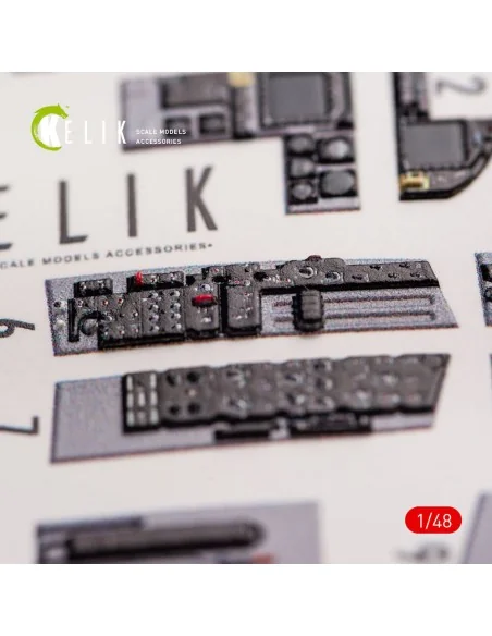[NO_DESC] F-18C Hornet interior 3D decals for Hasegawa kit, 1/48 - ...