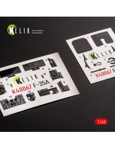 F-35A interior 3D decals for Tamiya kit, 1/48 - Kelik K48067