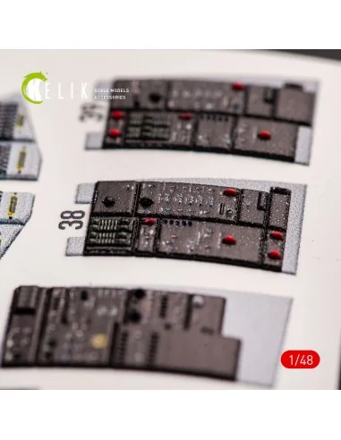 F-14A Tomcat late interior 3D decals for Tamiya kit, 1/48 - Kelik K...