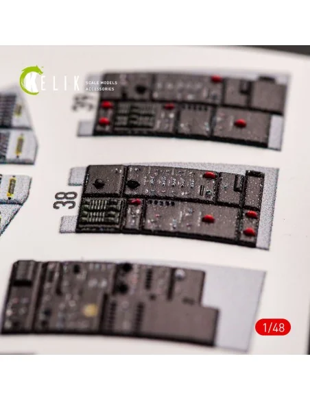 [NO_DESC] F-14A Tomcat late interior 3D decals for Tamiya kit, 1/48...