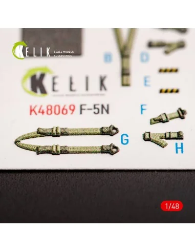 F-5N interior 3D decals for AFV Club kit, 1/48 - Kelik K48069
