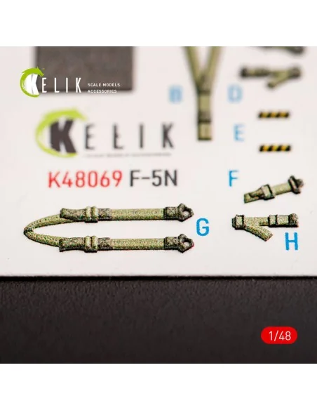 F-5N interior 3D decals for AFV Club kit, 1/48 - Kelik K48069