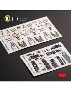 F-4E Phantom II interior 3D decals for Meng kit, 1/48 - Kelik K48070